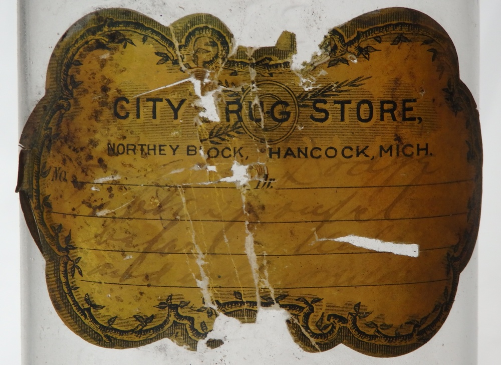 Pharmacy bottle label<br>Courtesy of the Richard Dana Collection
