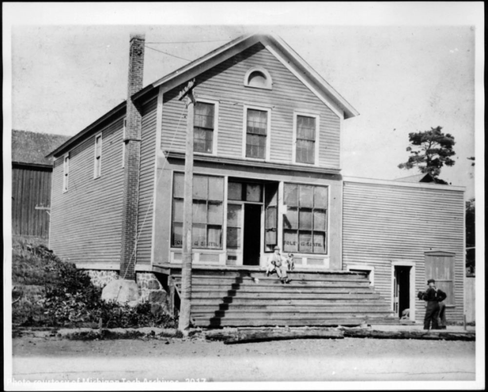 Foley & Smith Store<br>Courtesy of Michigan Technological University Archives and Copper Country Historical Collections, Copper Country Vertical File Photograph Collection, MTU Neg 01375