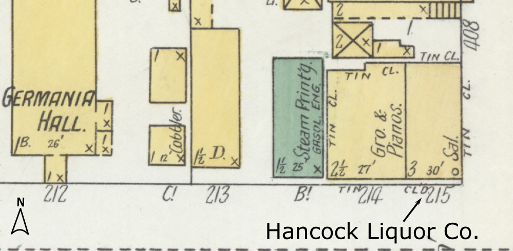 Sanborn map - Jun 1900