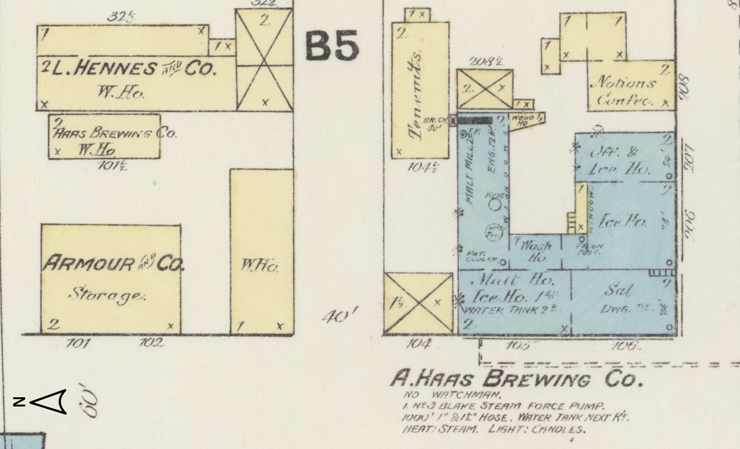 Sanborn map - Jun 1888