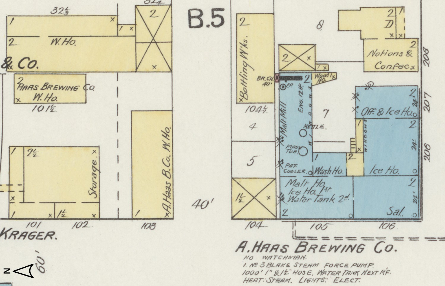 Sanborn map - Aug 1893