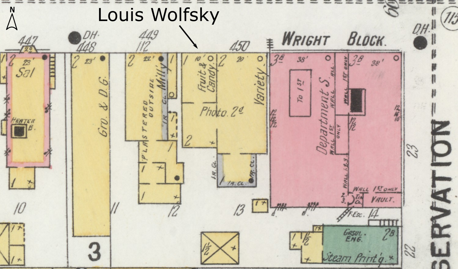 Sanborn map - Jun 1900