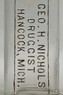 Geo. H. Nichols bottle