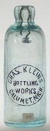 Chas. Klein Bottling Works bottle