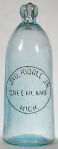 John Riddle Jr bottle