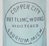 Copper City Bottling Works bottle
