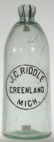 J. C. Riddle bottle