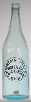 Mountain Valley Water Co bottle