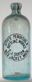 Upper Peninsula Bottling Works bottle