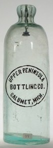 Upper Peninsula Bottling Co bottle