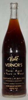 Vernor's Ginger Ale bottle